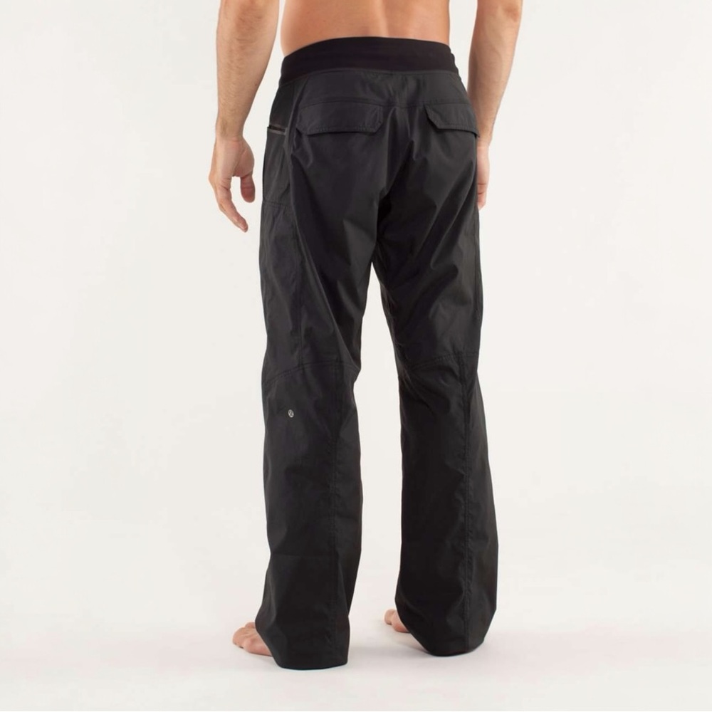 lululemon Black Presta Pants Men’s Vintage Yoga Style Running Track Pants sz XL - Picture 3 of 13